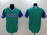 Mariners Blank Aqua 2018 Players Weekend Stitched Jersey,baseball caps,new era cap wholesale,wholesale hats